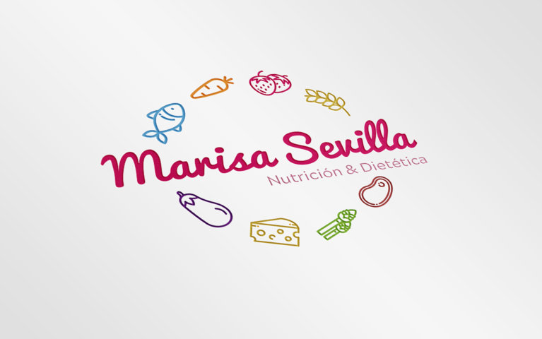 Logotipo para Marisa Sevilla Nutrición y Dietética