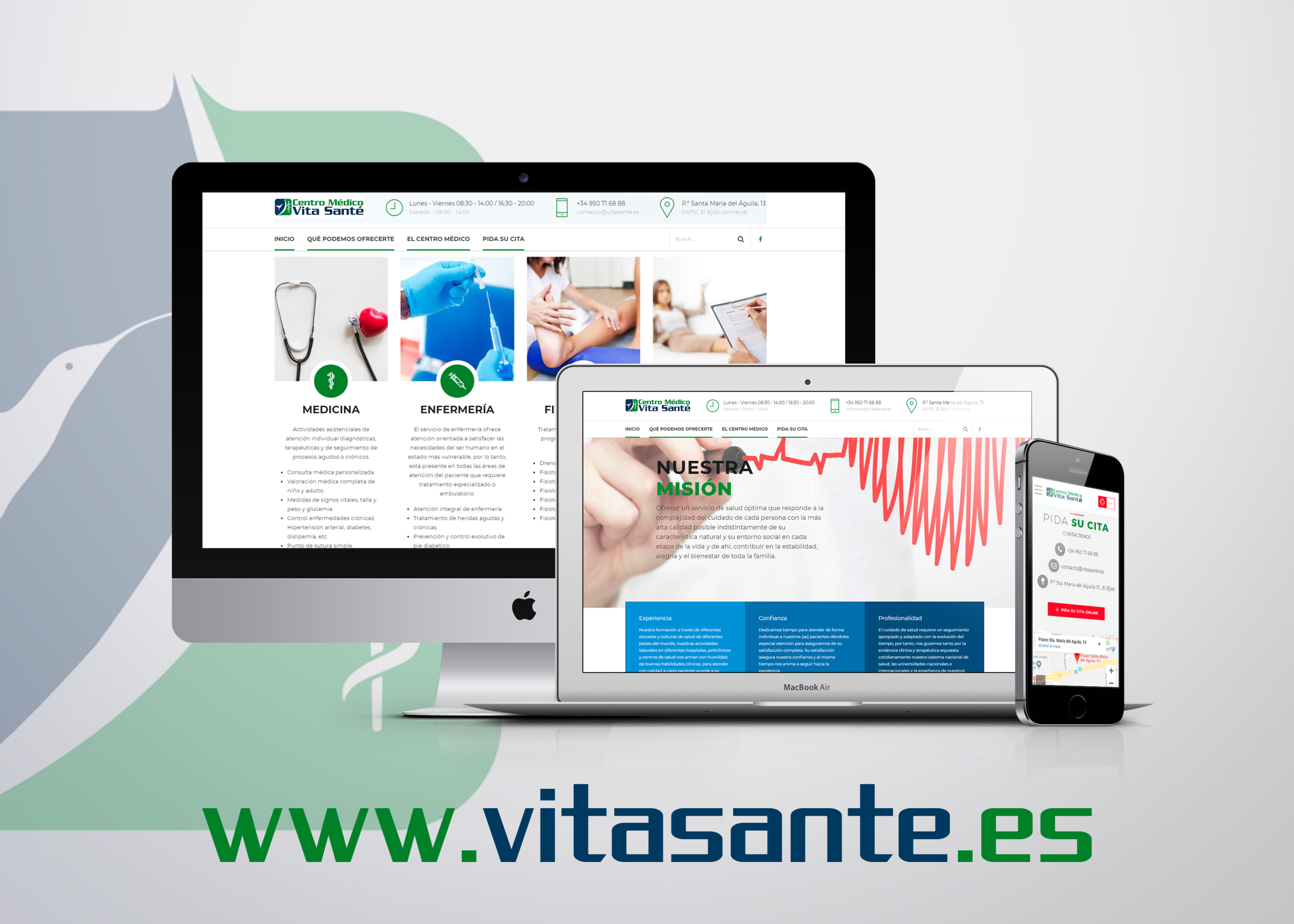 Diseño Web Centro Médico Vita Santé