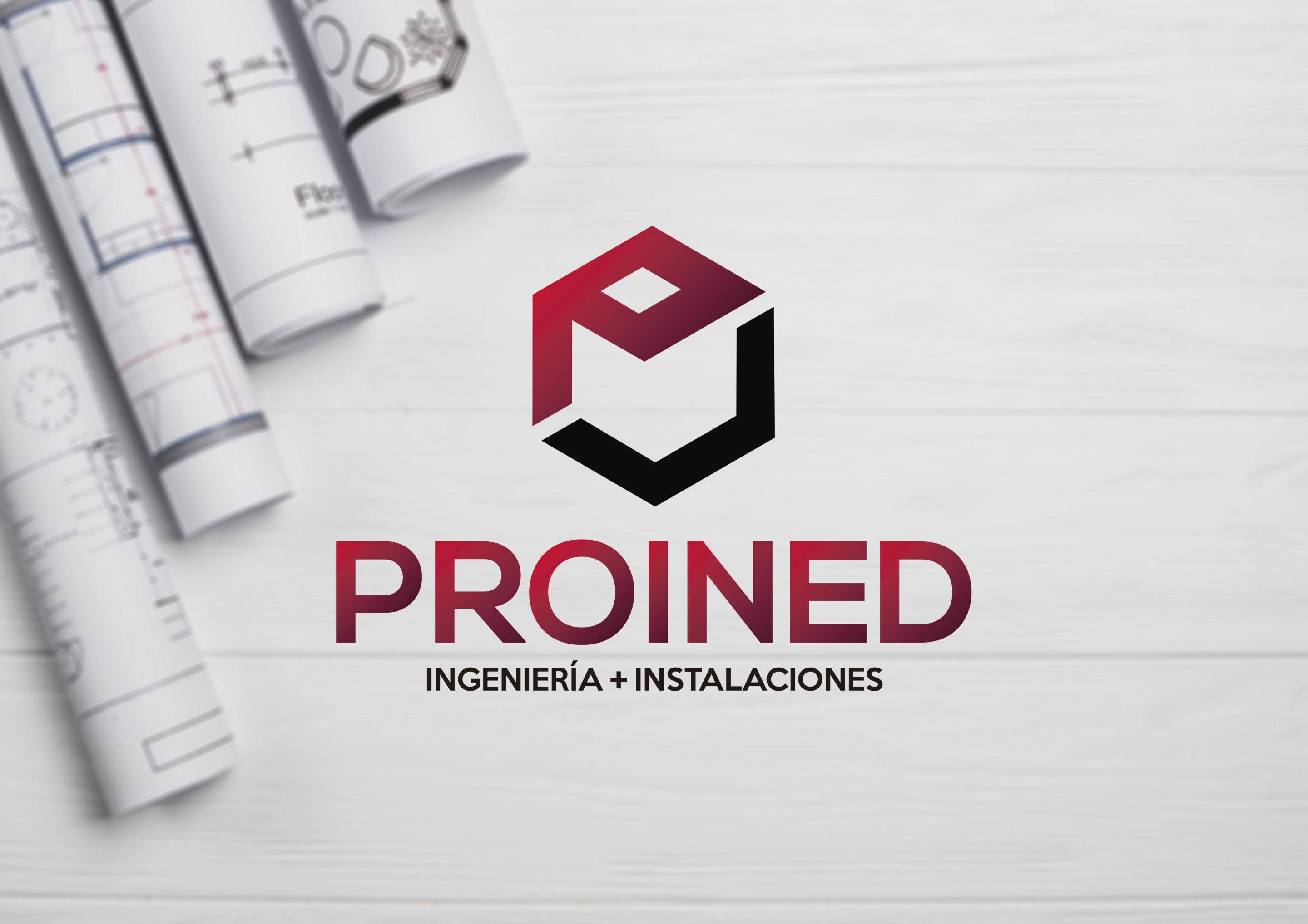 Logotipo para PROINED Ingeniería & Instalaciones