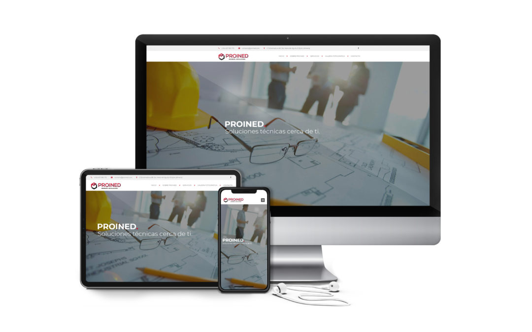 Diseño Web PROINED Ingeniería + Instalaciones